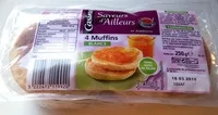 Mängden socker i 4 Muffins blancs - CASINO SAVEURS D'AILLEURS - Royaume-Uni