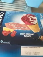 Mängden socker i Cônes Citron Framboise x6