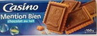 Mängden socker i Biscuits Mention Bien Chocolat au lait