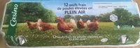 Mängden socker i 6 / 12 Oeufs frais