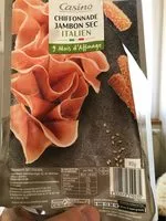 Mängden socker i Chiffonnade de Jambon sec italien porc origine : UE