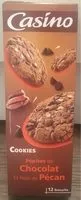 Mängden socker i Cookies pépites de chocolat et noix de pécan