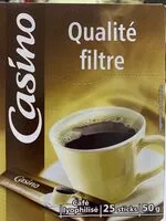 Mängden socker i Café Qualité Filtre