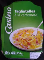 Mängden socker i Tagliatelles à la Carbonara
