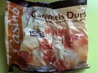 Mängden socker i Caramels Durs Délicieusement fondants et croquants