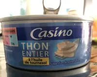 Mängden socker i Thon entier