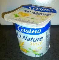 Mängden socker i Le nature sucré - Au sucre de canne