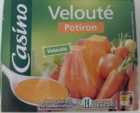 Mängden socker i Velouté Potiron