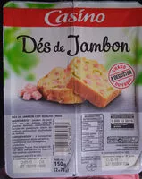 Mängden socker i Dés de Jambon