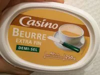 Mängden socker i Beurrier demi-sel