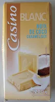 Mängden socker i Blanc noix de coco caramélisées