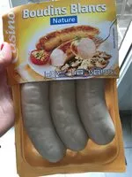 Mängden socker i Boudins blancs Nature