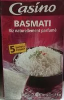 Mängden socker i Basmati riz naturellement parfumé