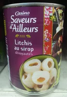 Mängden socker i Litchis au sirop léger dénoyautées
