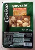 Mängden socker i gnocchi semoule de blé dur