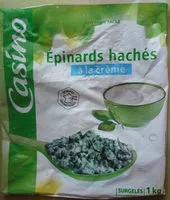 Mängden socker i Epinards hachés à la crème