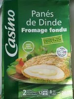 Mängden socker i Panés de dinde fromage fondu - Casino