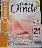 Mängden socker i Blanc de Dinde 2 Tranches