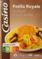 Mängden socker i Paella au poulet et aux fruits de mer