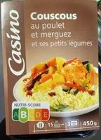 Mängden socker i Couscous poulet merguez