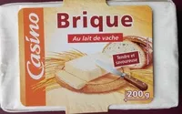 Mängden socker i Brique au lait de vache