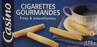 Mängden socker i Cigarettes Gourmandes