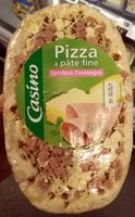 Mängden socker i Pizza à pâte fine Jambon Fromage