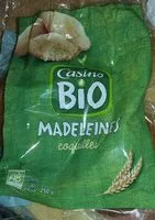 Mängden socker i Madeleines coquilles BIO