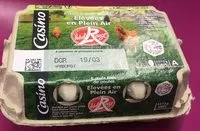 Mängden socker i 6 Œufs frais de LABEL ROUGE calibre GROS