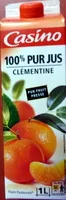 Mängden socker i 100% Pur Jus Clémentine Flash pasteurisé - Naturellement riche en vitamine C