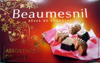 Mängden socker i Rêves de chocolat Assortiment de luxe Beaumesnil