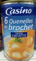 Mängden socker i Quenelles de brochet sauce crevette