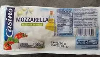 Mängden socker i Mozzarella