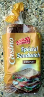 Mängden socker i Maxi Format Spécial sandwich complet