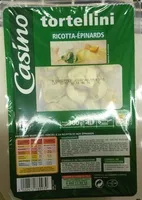 Mängden socker i Tortellini Ricotta-Épinards