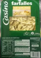 Mängden socker i Farfalles aux oeufs frais