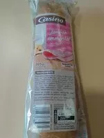 Mängden socker i Jambon Emmental Baguette farinée