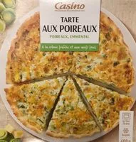 Mängden socker i Tarte aux Poireaux
