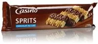 Mängden socker i Sprits chocolat au lait