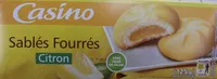 Mängden socker i Casino sablés fourrés citron