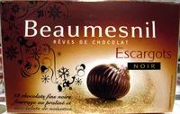 Mängden socker i Rêves de chocolat Escargots noir Beaumesnil