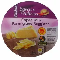 Mängden socker i Copeaux de parmigiano Reggiano