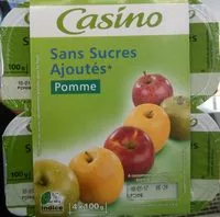 Mängden socker i Pomme allégée en sucres