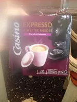 Mängden socker i Expresso Dosettes Rigides Corsé et Intense