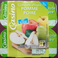 Mängden socker i Compote allégée Pommes Poires 30% de sucres en moins
