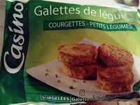 Mängden socker i Galettes de légumes courgettes petits légumes