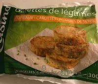 Mängden socker i Galettes de Poireaux carottes pommes de terre
