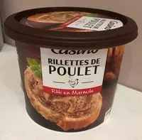 Mängden socker i Rillettes de poulet rôti en marmite