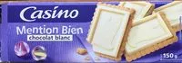 Mängden socker i Biscuit Mention Bien Chocolat Blanc