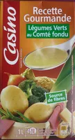 Mängden socker i Velouté de légumes et légumes verts au Comté fondu